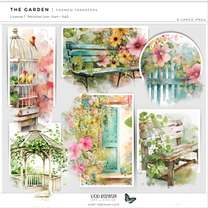 The Garden Framed Transfers