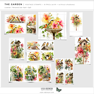 The Garden Postage Stamps 01