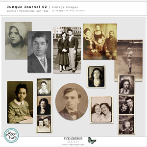 Junque Journal 02 Vintage Images