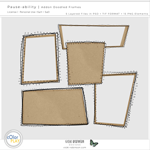 Pause-ability Addon Layered Doodled Frames