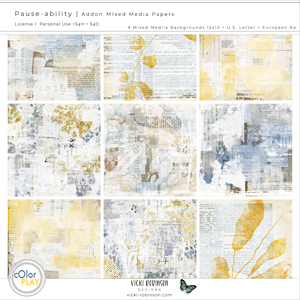 Pause-ability Addon Mixed Media Papers