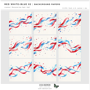 Red White + Blue 02 Papers
