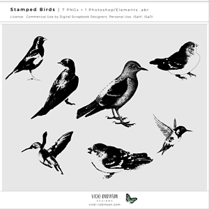 Stamped Birds