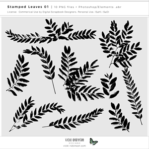 Stamped Leaves 01