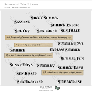 Summerish Take 2 Words