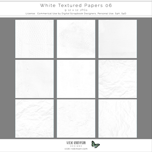 Textured White Papers 06