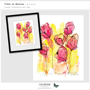 Time to Renew Art Print