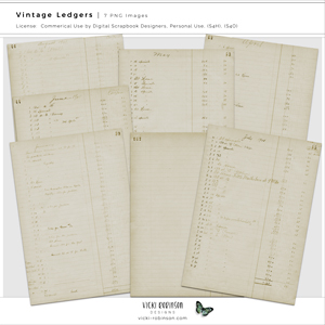 Vintage Ledgers