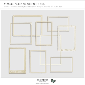 Vintage Paper Frames 02