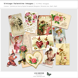 Vintage Valentine Ephemera