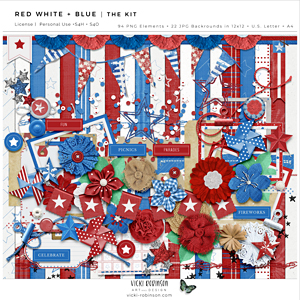 Red White and Blue Kit