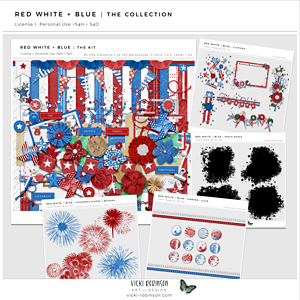 Red White and Blue Collection