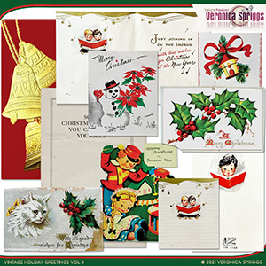 Vintage Holiday Greetings Vol 03