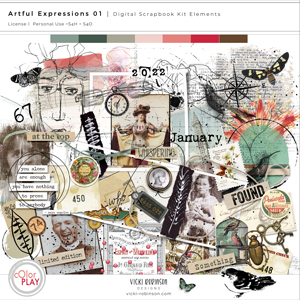 Artful Expressions 01 Kit Elements