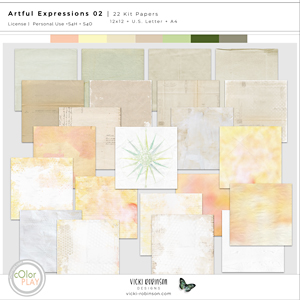 Artful Expressions 02 Kit Papers