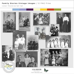 Family Stories Vintage Images