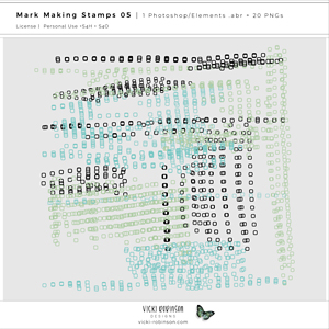 Mark Making Stamps and Brushes 05