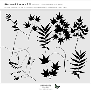 Stamped Leaves 02