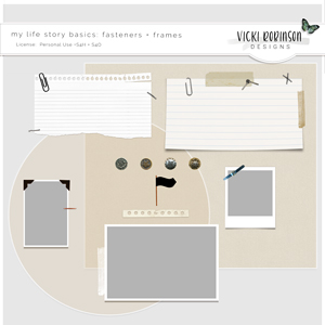 My Life Story Basics Fasteners and Frames