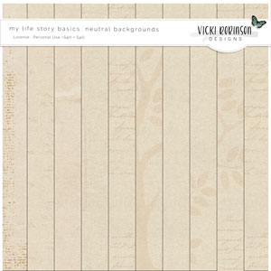My Life Story Basics Neutral Backgrounds