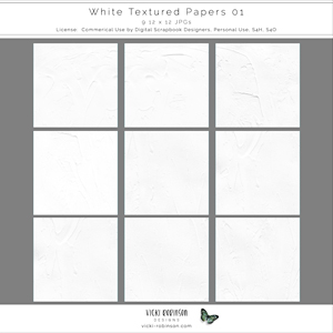 Textured White Papers 01