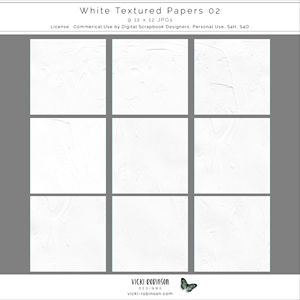 Textured White Papers 02