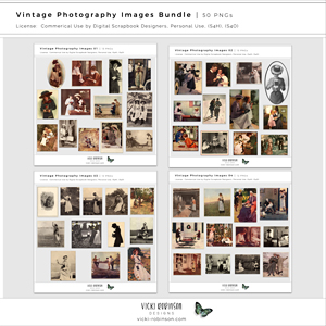 Vintage Photography Image Bundle