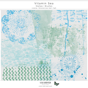 Vitamin Sea Stamps and Brushes
