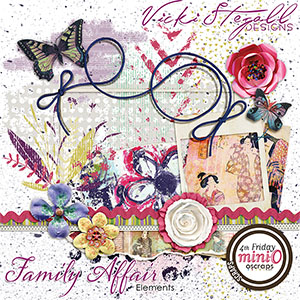 Family Affair Digital Scrapbook Elements