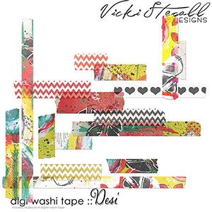 Desi Washi Tape by Vicki Stegall