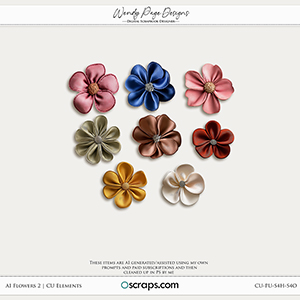 AI-Flowers 2 (CU) by Wendy Page Designs  