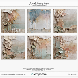 Mixed Media Backgrounds 20 by Wendy Page Designs  