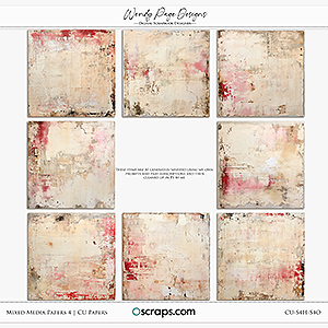 AI-Mixed Media Papers 4 (CU) by Wendy Page Designs    