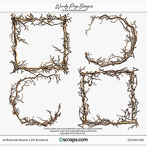 AI-TwistedFrames (CU) by Wendy Page Designs  