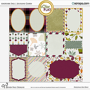 Another Fall Journal Cards by Wendy Page Designs   