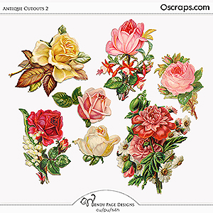Antique Cutouts 2 (CU) by Wendy Page Designs