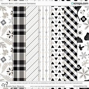 August Bits Layered Patterns (CU) by Wendy Page Designs