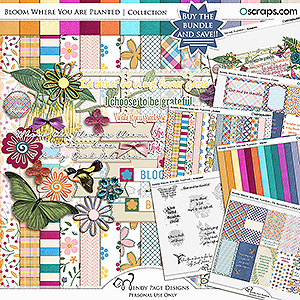 Bloom Where You Are Planted Collection by Wendy Page Designs  