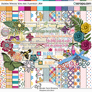 Bloom Where You Are Planted Kit by Wendy Page Designs  