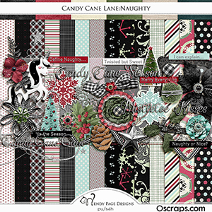 Candy Cane Lane Kit-Naughty by Wendy Page Designs