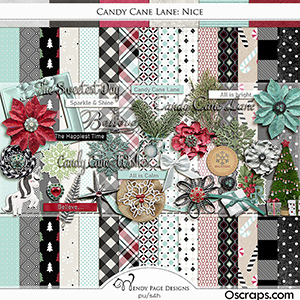 Candy Cane Lane Kit-Nice by Wendy Page Designs