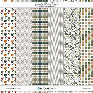 CU Layered Patterns 1 by Wendy Page Designs 