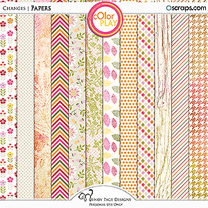 Changes Papers by Wendy Page Designs  