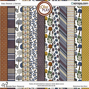Fall Frolic Papers by Wendy Page Designs  