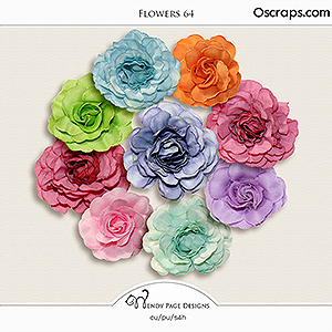 Flowers 64 (CU) by Wendy Page Designs