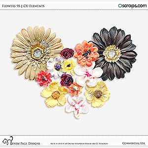 Flowers 98 (CU) by Wendy Page Designs 