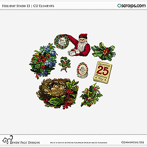 Holiday Stash 13 (CU) by Wendy Page Designs 