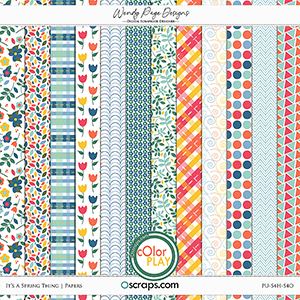 It's a Spring Thing Papers by Wendy Page Designs       