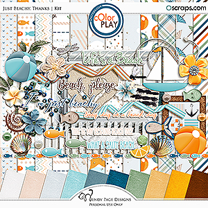 Just Beachy Thanks Kit- by Wendy Page Designs