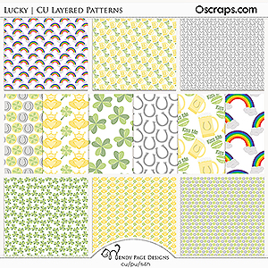 Lucky Layered Patterns (CU) by Wendy Page Designs